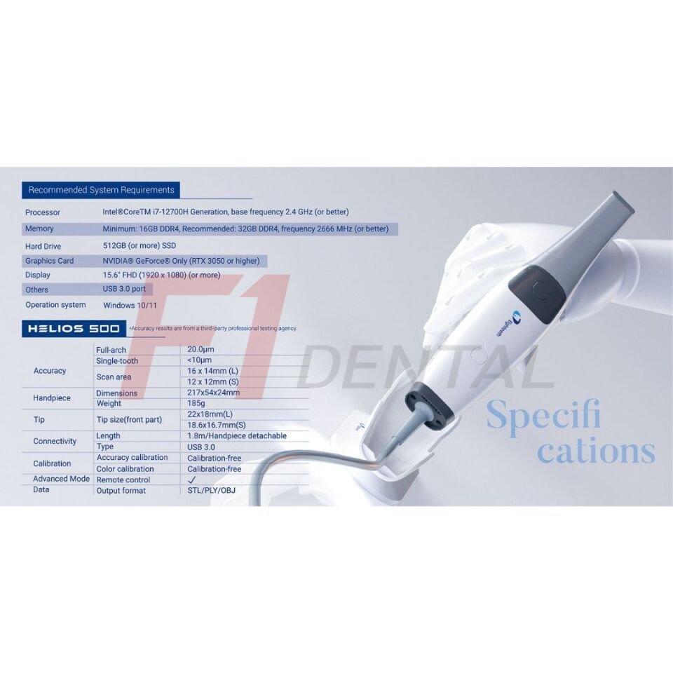 Eighteeth Helios 500 Renkli Ağız İçi Tarayıcı