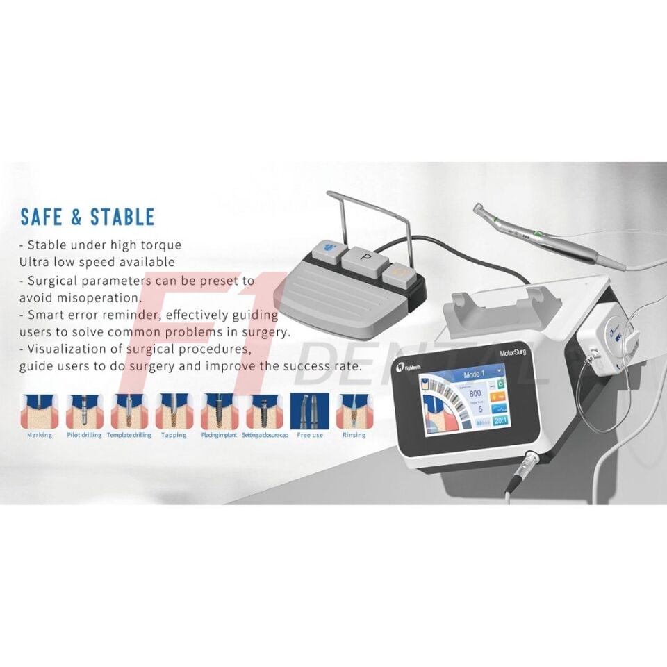 Eighteeth Motorsurg Işıklı Fizyodispenser Cihazı