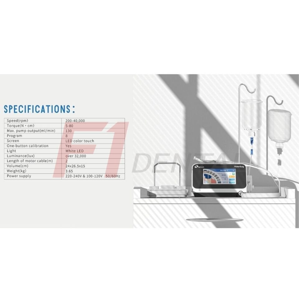 Eighteeth Motorsurg Işıklı Fizyodispenser Cihazı