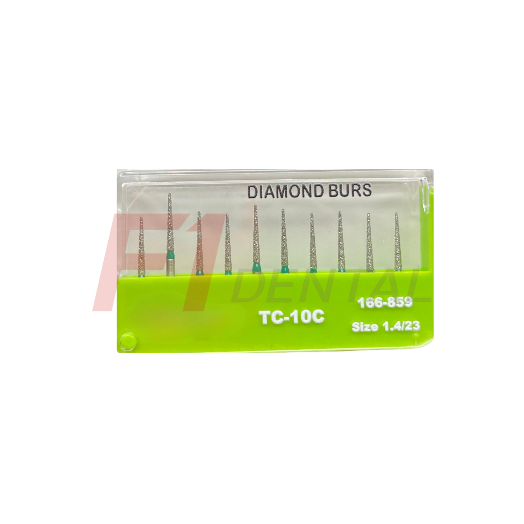 Elmas Frez Alev uçlu / Yeşil (Aeratör) - 10 Adet