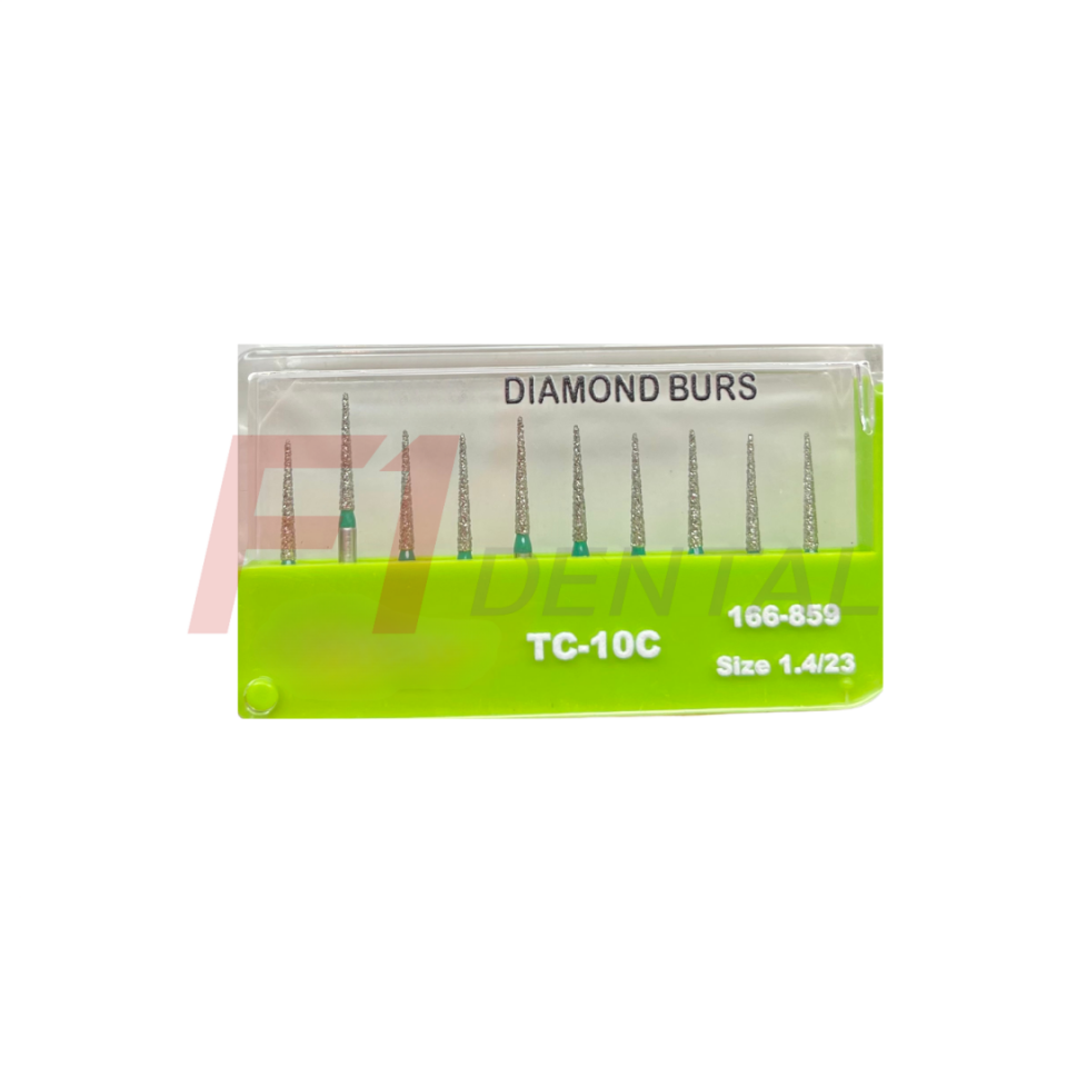 Elmas Frez Alev uçlu / Yeşil (Aeratör) - 10 Adet