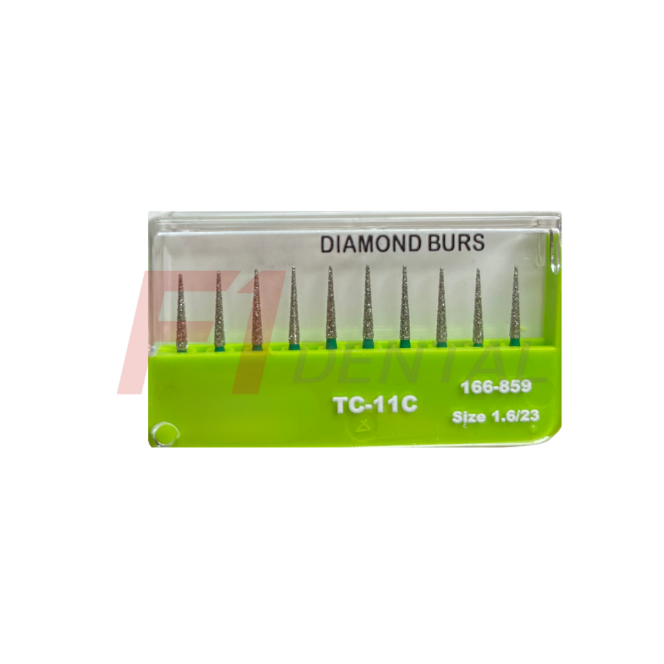 Elmas Frez Alev uçlu / Yeşil (Aeratör) - 10 Adet 1.6/10.0