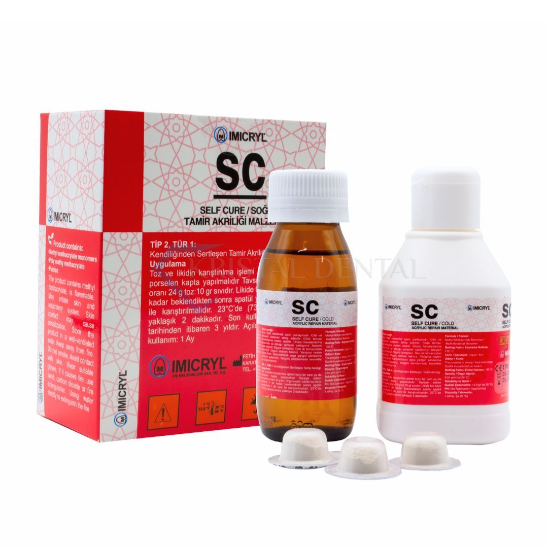 Imicryl SC Soğuk Akrilik Small (Öğrenci) Set Pembe