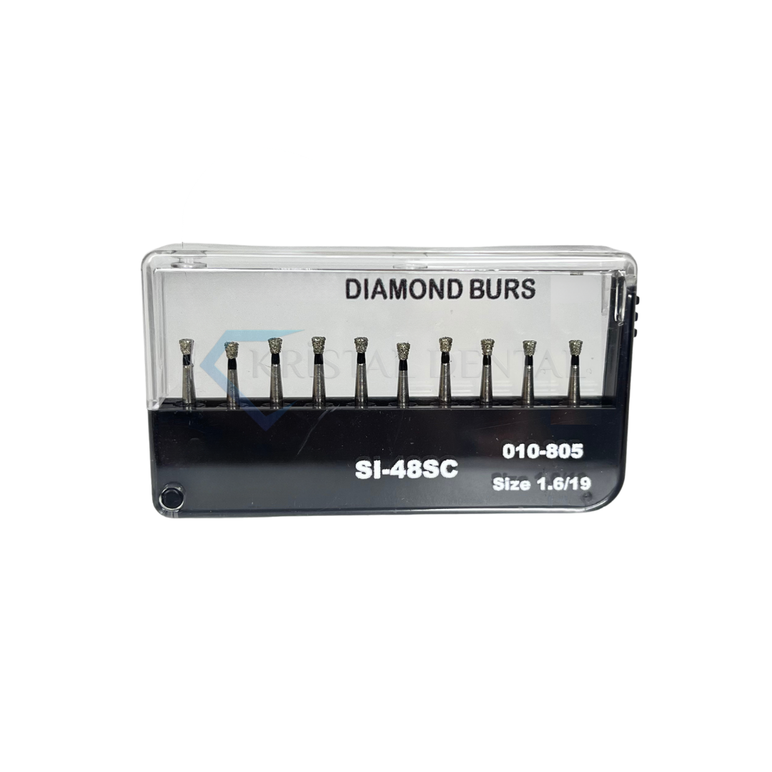 Elmas Frez Ters Konik / Siyah (Aeratör) - 10 Adet 1.6/1.8