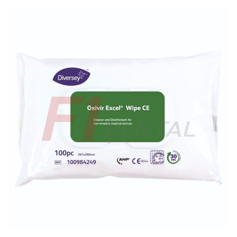 Diversey Oxivir Excel CE Wipe - Tıbbi Cihazlar İçin Dezenfektan Mendil