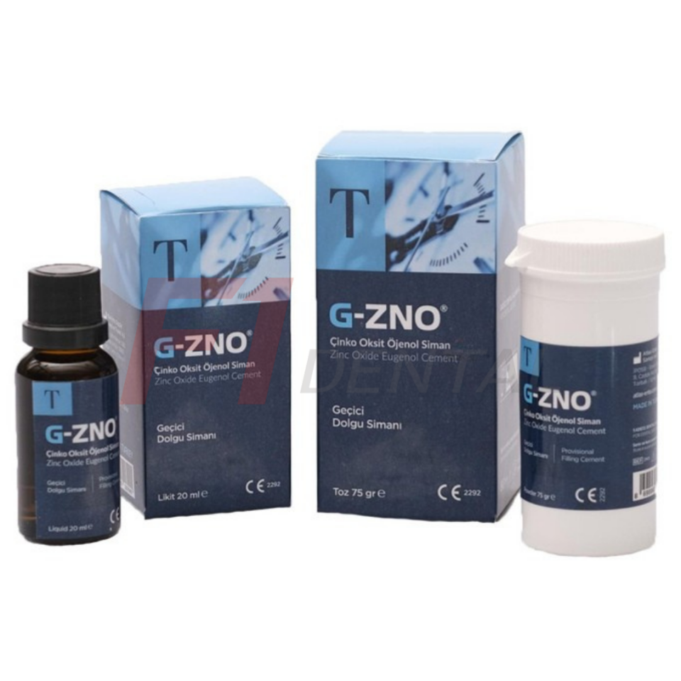 G-Zno Çinko Oksit Ojenol Geçici Dolgu Simanı Takım