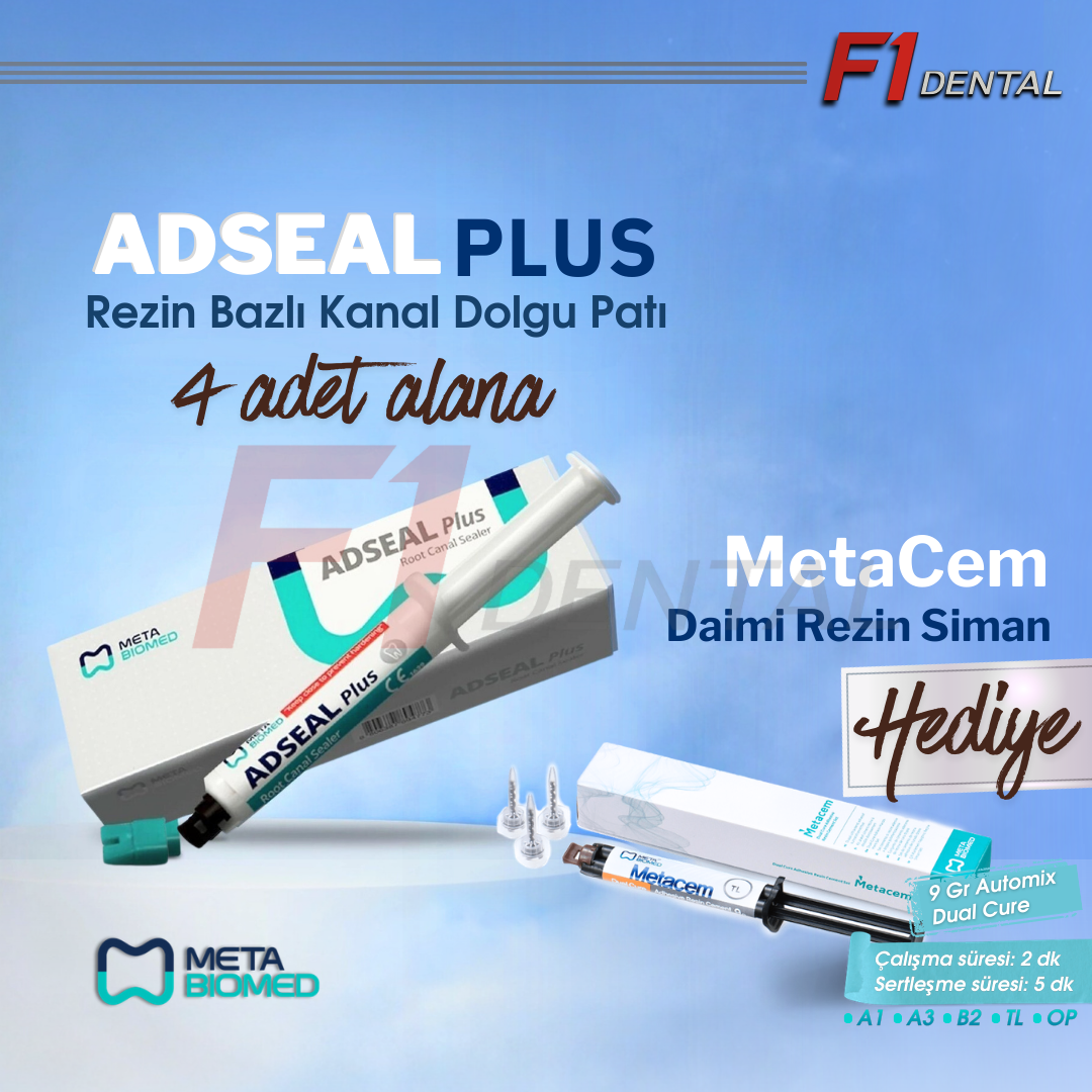Meta Biomed Adseal Plus Rezin Bazlı Kanal Dolgu Patı
