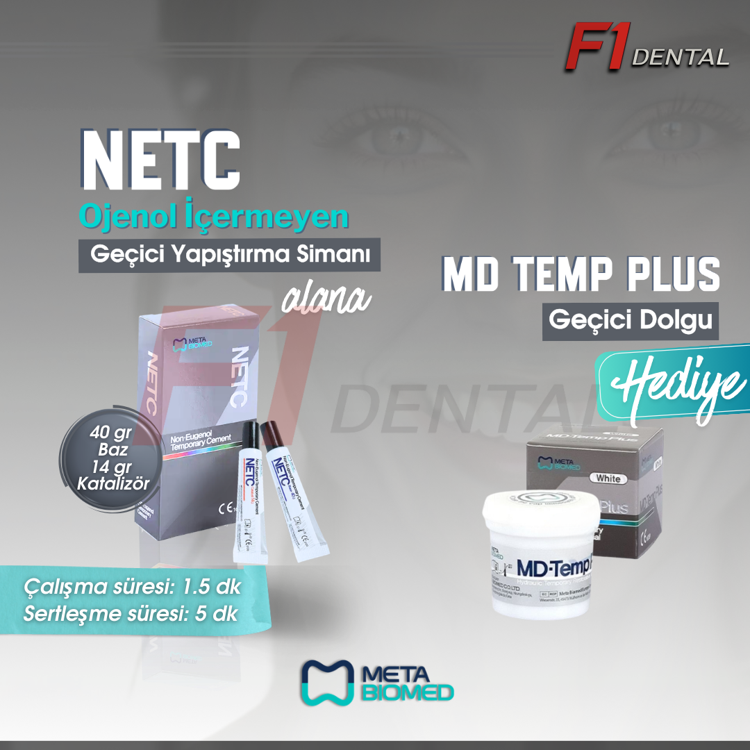 Meta Biomed Ojenol İçermeyen Netc Geçici Yapıştırma Simanı