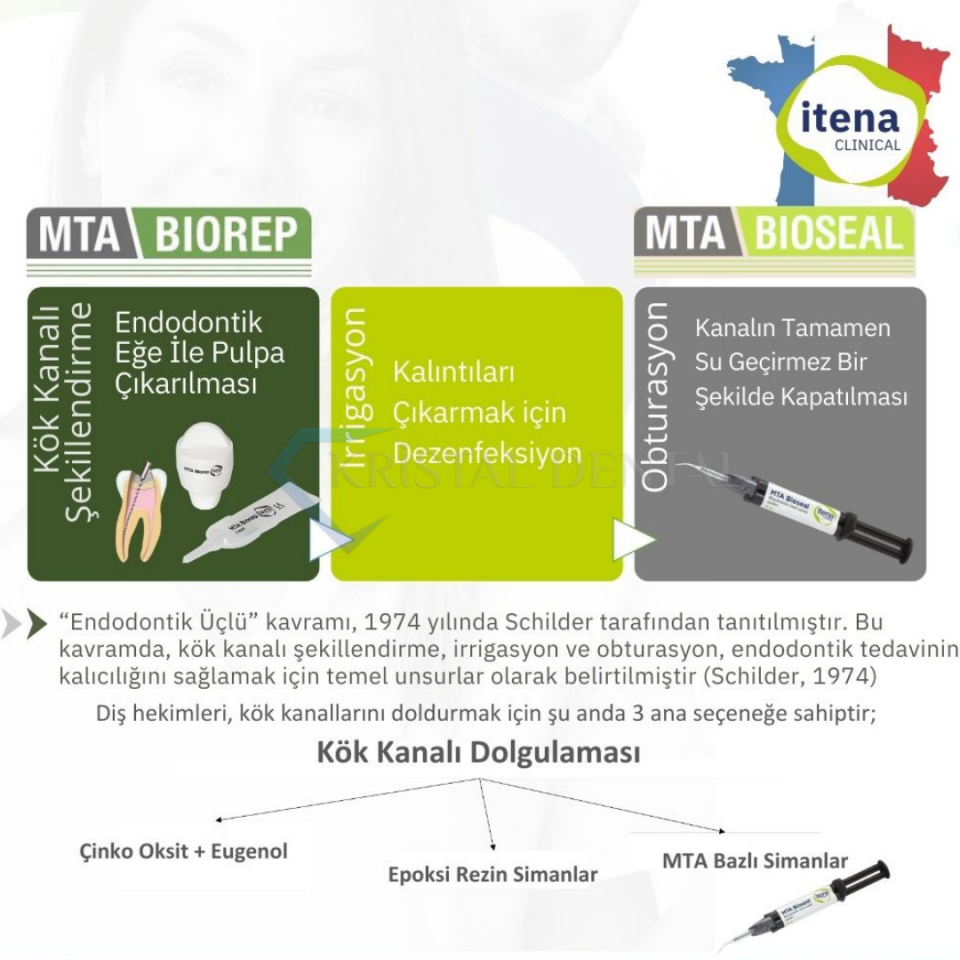 İtena MTA Biorep Biyoseramik Esaslı Tamir Simanı
