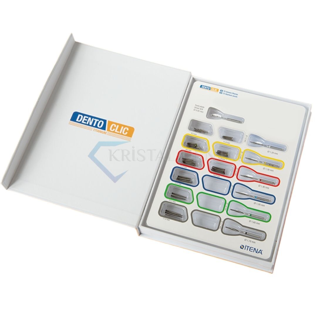 İtena Dentoclic Sandblasted Titanium Post Seti 75'li