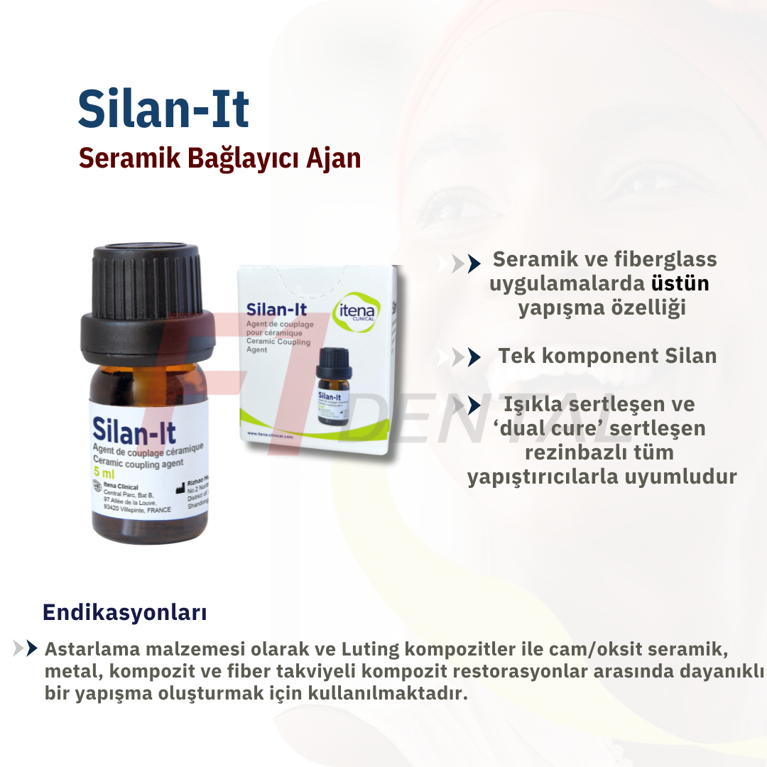 İtena Silan-It Seramik Bağlayıcı Ajan 5 ml Şişe
