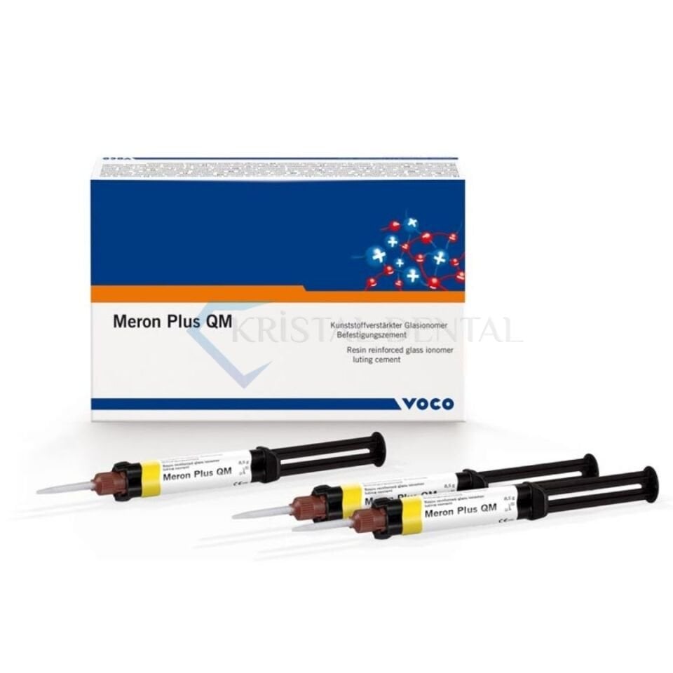Voco Meron Plus QM Rezin Esaslı Cam İyonomer Yapıştırma Simanı 3'lü