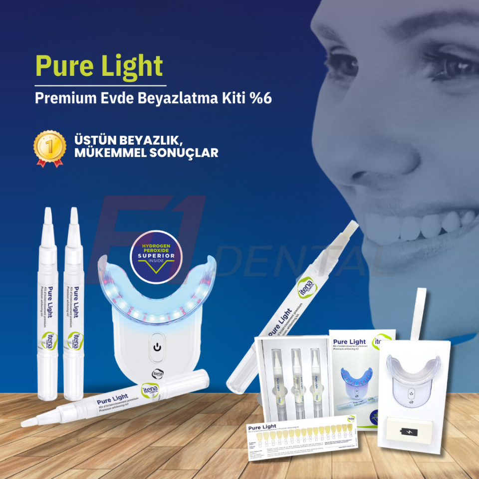 İtena Pure Light Premium Ev Tipi Beyazlatma Seti %6