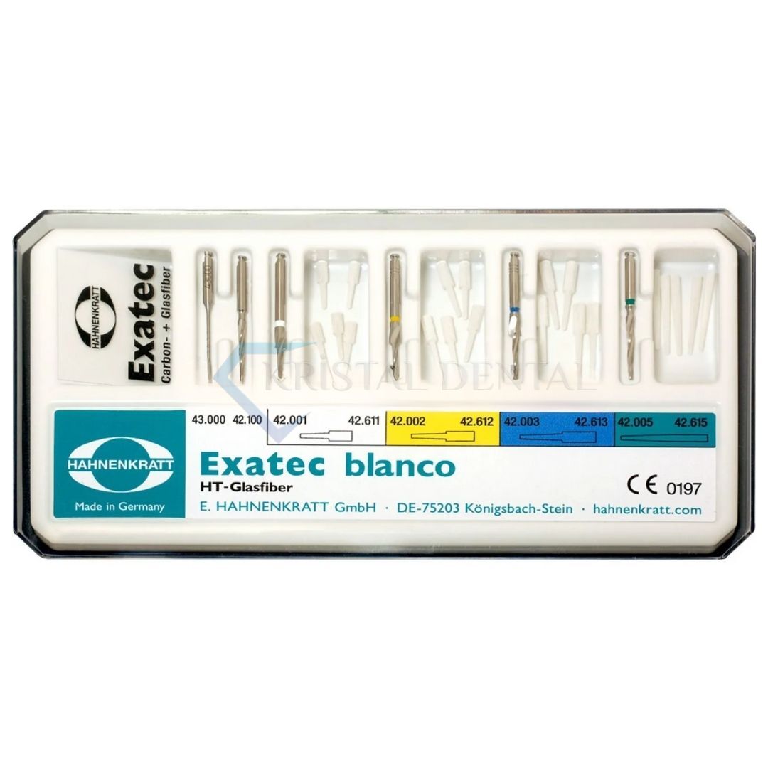 Hahnenkratt Exatec Blanco Radyoopak Fiber Post Set