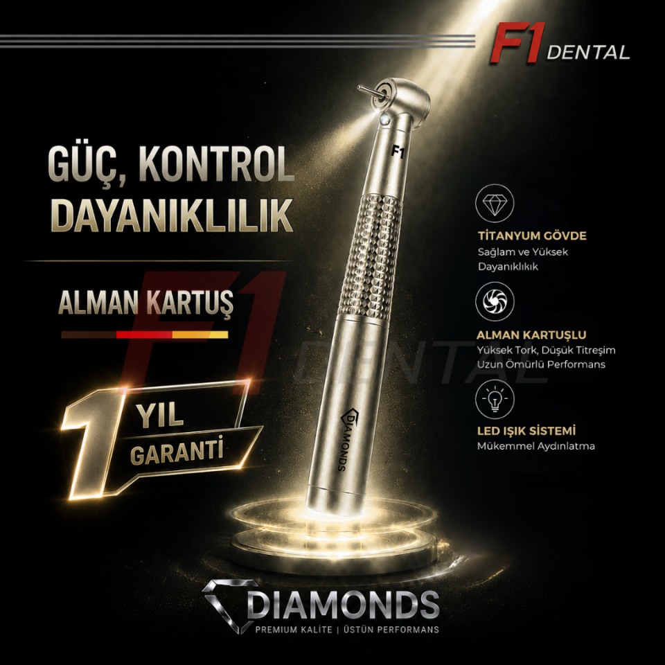 Diamonds Premium Kalite Push Button Led Aeratör (Alman Kartuş)