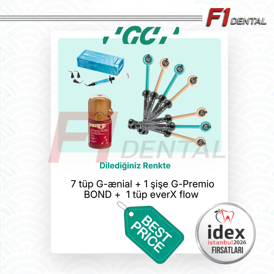 GC 7 Şırınga G-aenial Anterior & Posterior Kompozit + G-Premio Bond + Everx Flow Kampanya