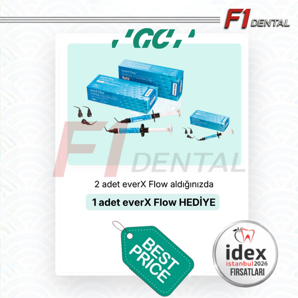 GC Everx Flow Kompozit 2 ml 2 Alana 1 Adet HEDİYE