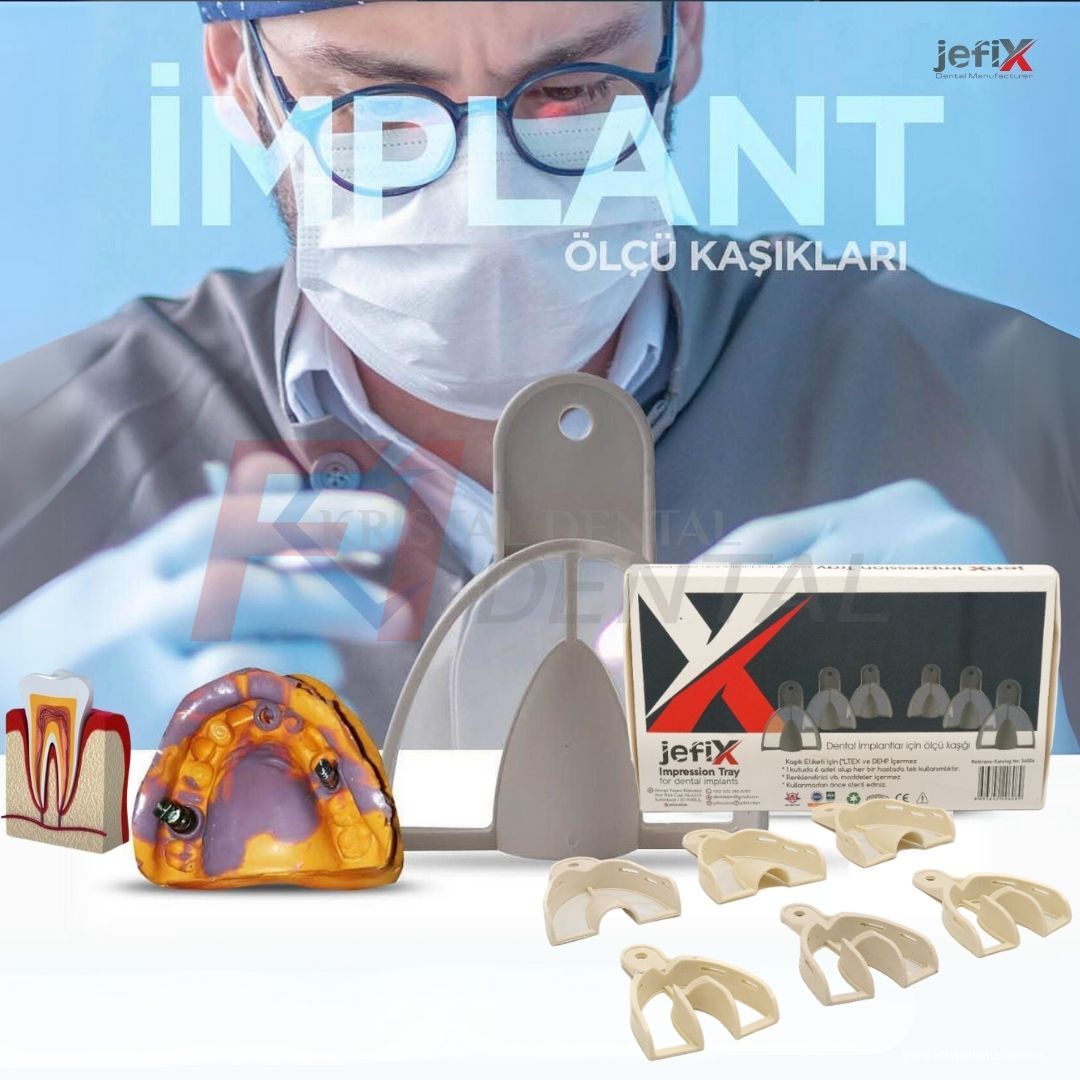 Jefix İmplant Ölçü Kaşığı 6 'lı