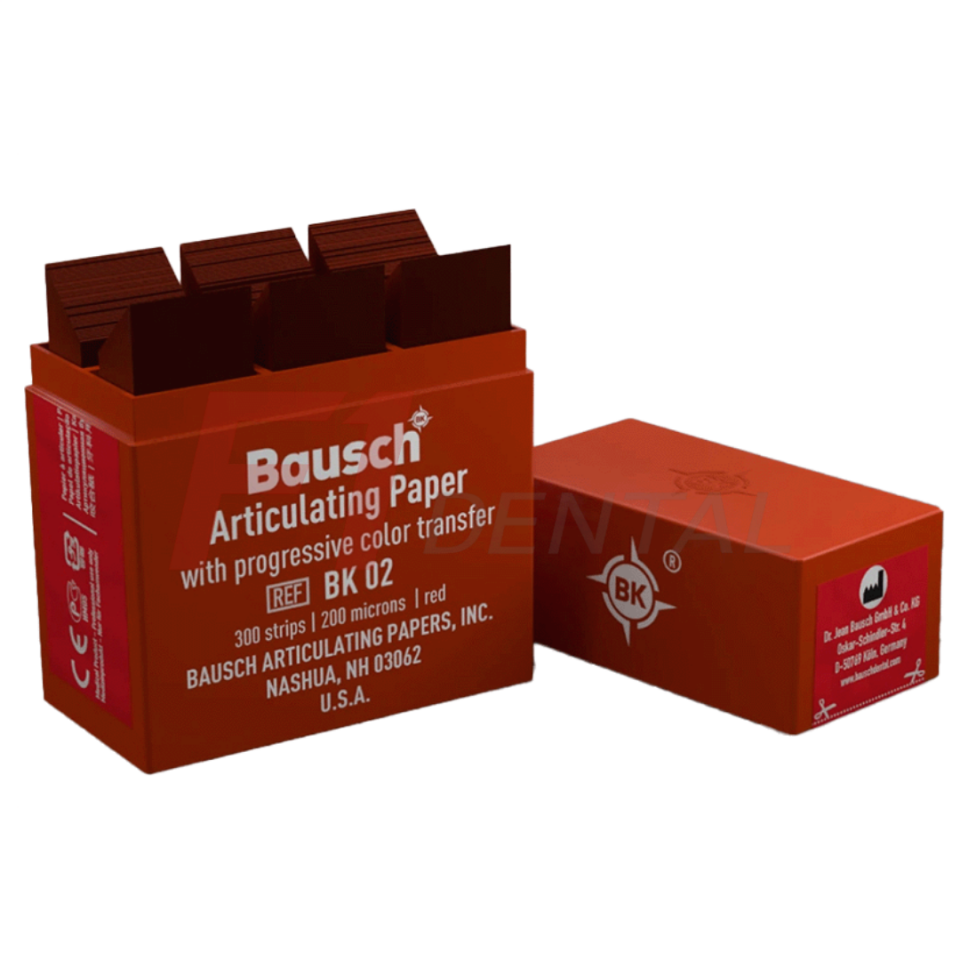 Bausch 200 Mikron Artikülasyon Kağıdı (Kırmızı-Düz Form)